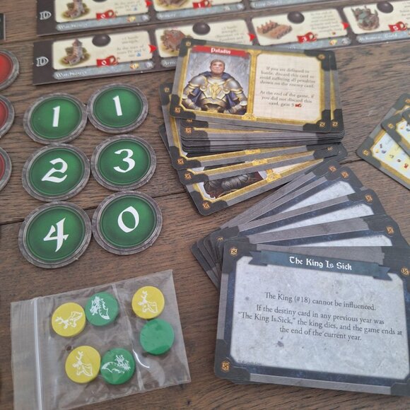 Kingsburg Second Edition Board Game Queen Roleplay Scenario Expansion Pieces - Picture 9 of 12